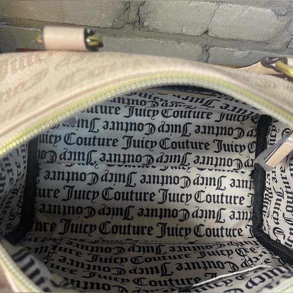 Juicy Couture  NWOT Pink Satchel with Heart Charm
And Gold Hardware, Medium - Picture 13 of 16